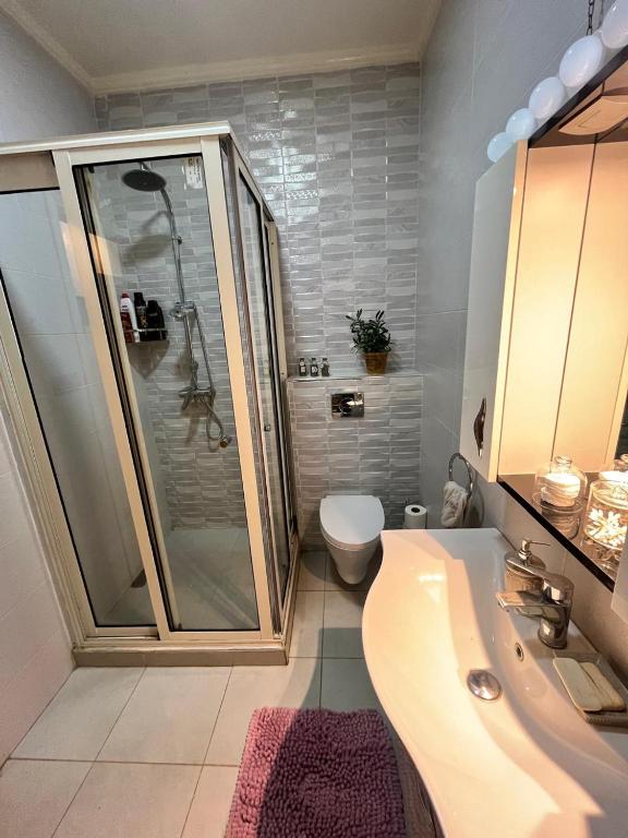 Koupelna v ubytování Maison d'hôte Darkom Kech