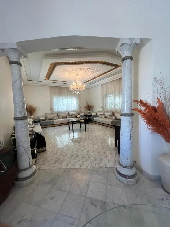 Posezení v ubytování Maison d'hôte Darkom Kech