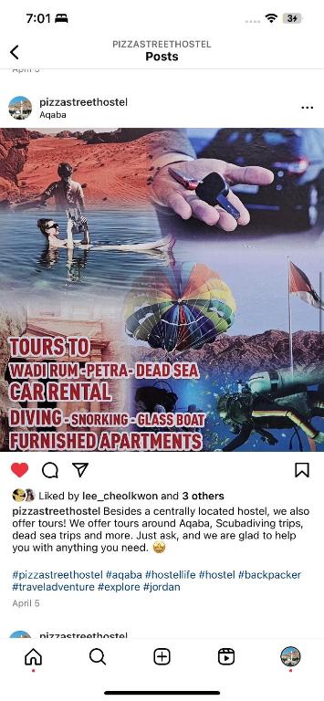 Fotografie z fotogalerie ubytování Pizza Street Hostel v destinaci Aqaba