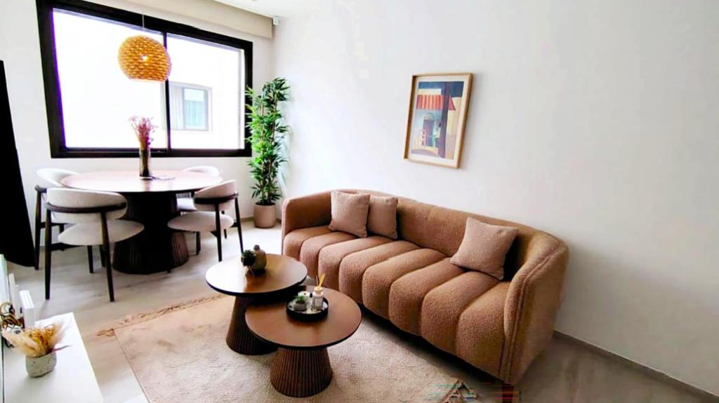 Χώρος καθιστικού στο Ideal Appart Marsa Prestige Luxury Residence
