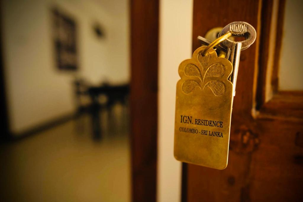 Certifikát, hodnocení, plakát nebo jiný dokument vystavený v ubytování IGN Residence Colombo