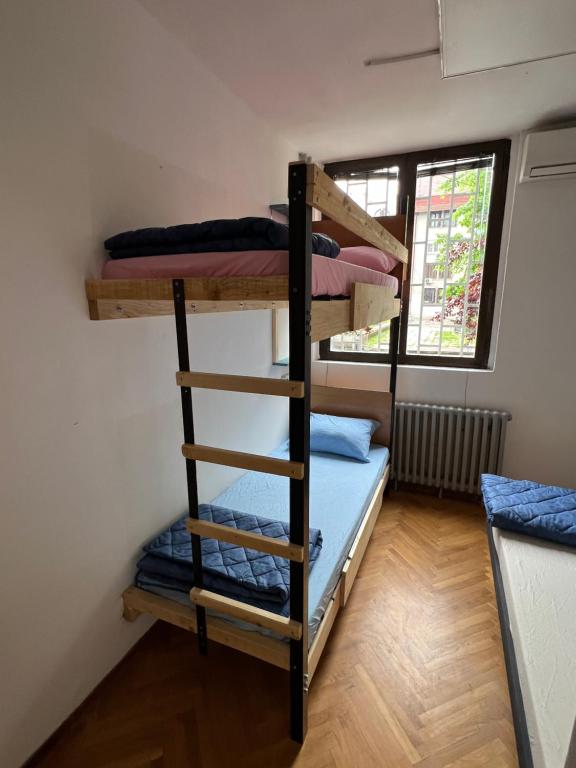 Postel nebo postele na pokoji v ubytování Chillton hostel