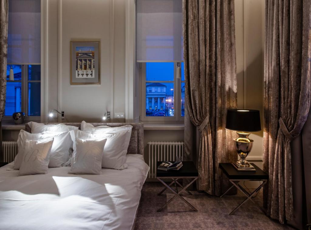 Postel nebo postele na pokoji v ubytování Hotel Bellotto