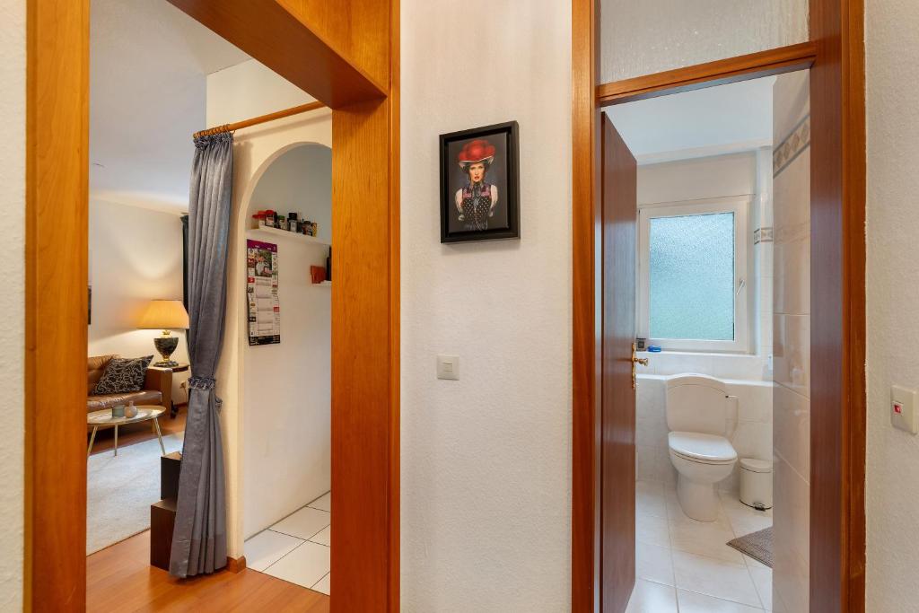 Koupelna v ubytování Ferienwohnung Wanderschön