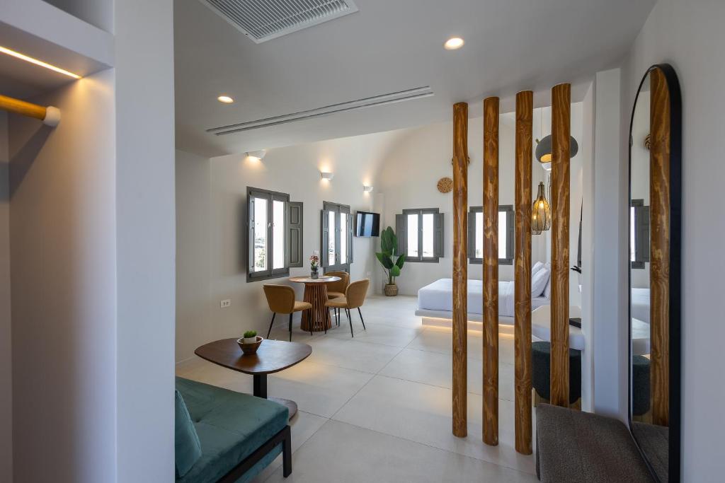 Posezení v ubytování Niabelon Suites