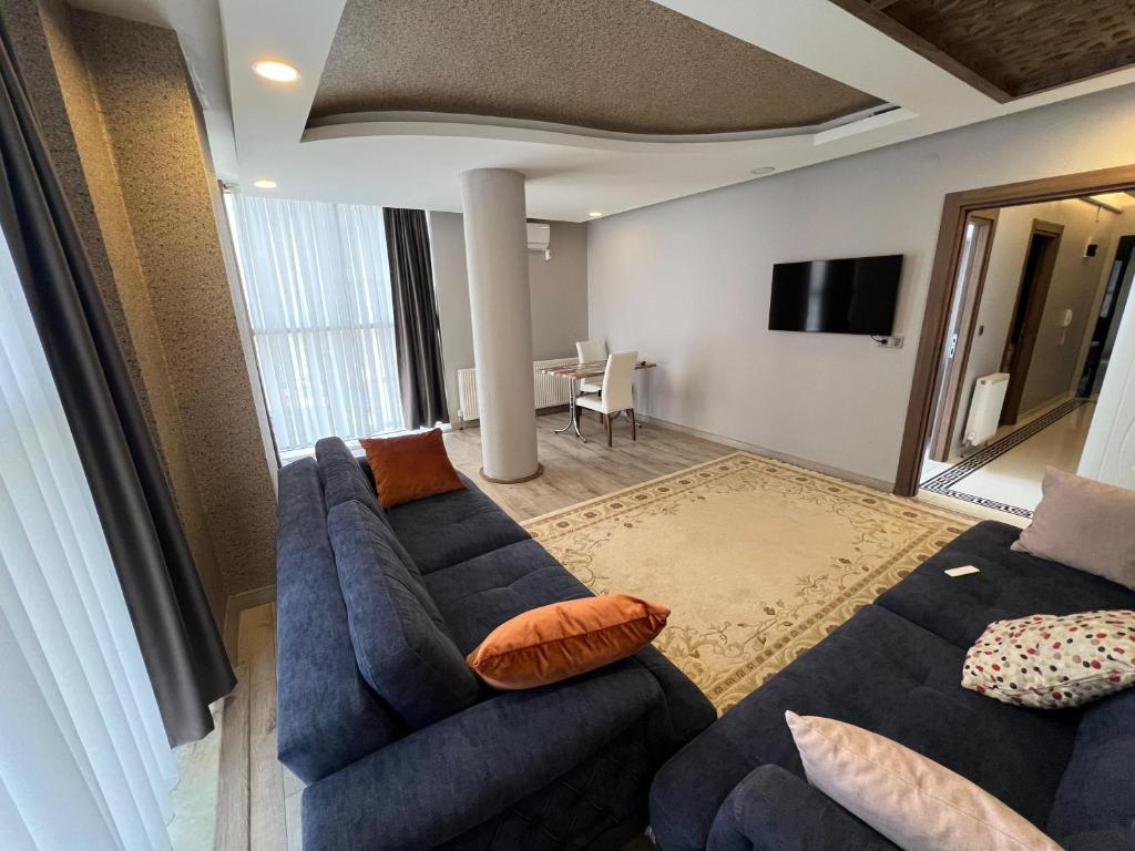 Posezení v ubytování BEYAZ SUiTES