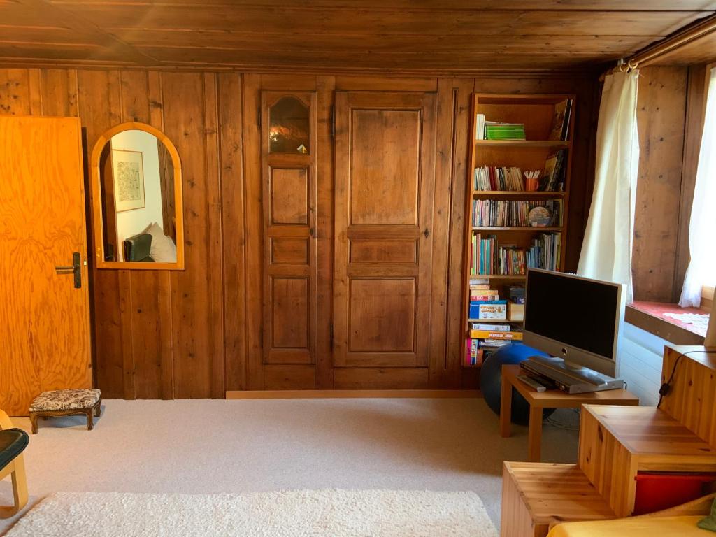 Postel nebo postele na pokoji v ubytování Chez Eli