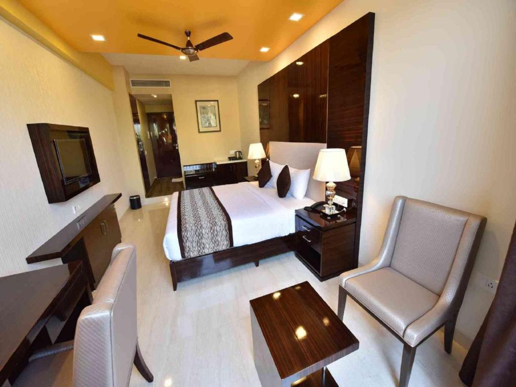 Posezení v ubytování Hotel Calangute Central