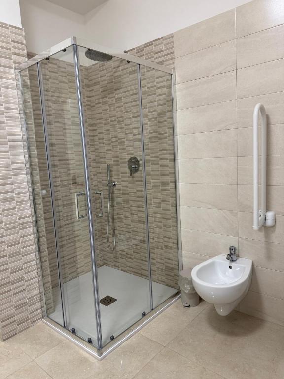 Koupelna v ubytování La Dimora Degli Dei