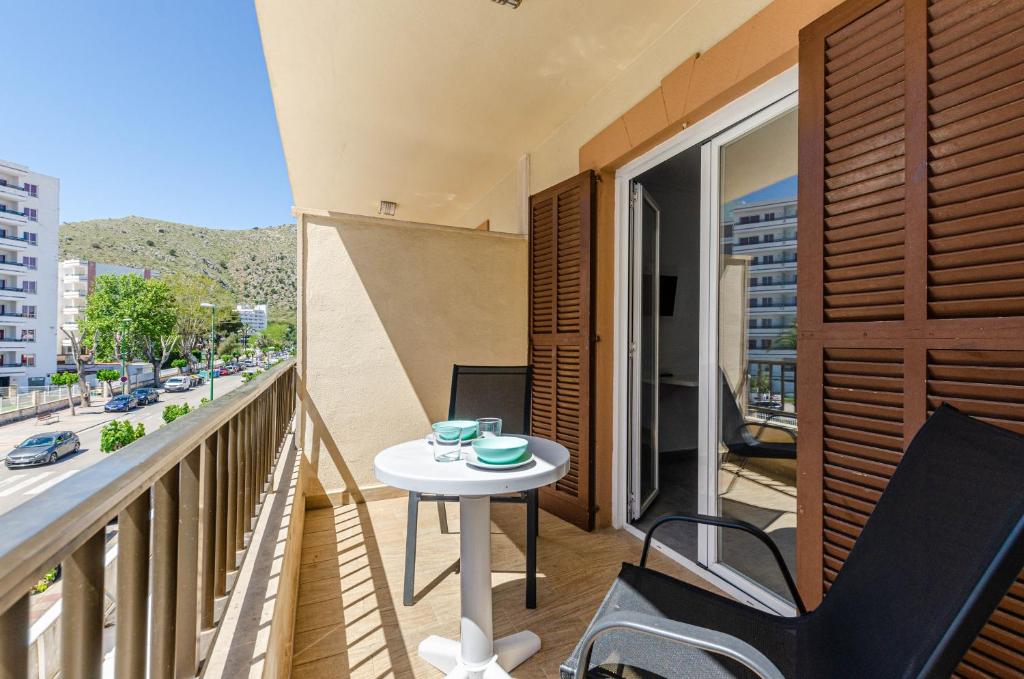 Balkón nebo terasa v ubytování Alcudia Apartments