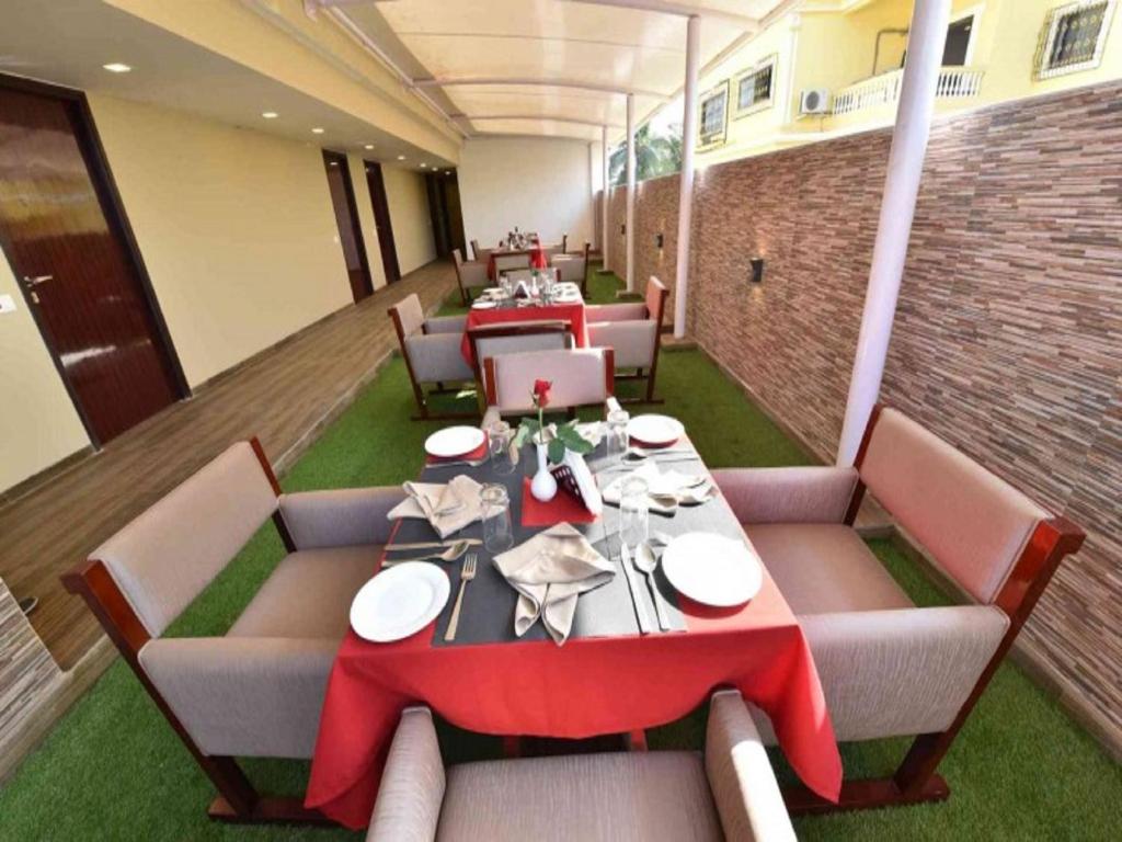 Posezení v ubytování Hotel Calangute Central