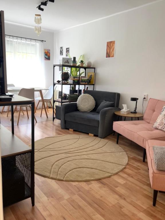 Posezení v ubytování Cosy Flat