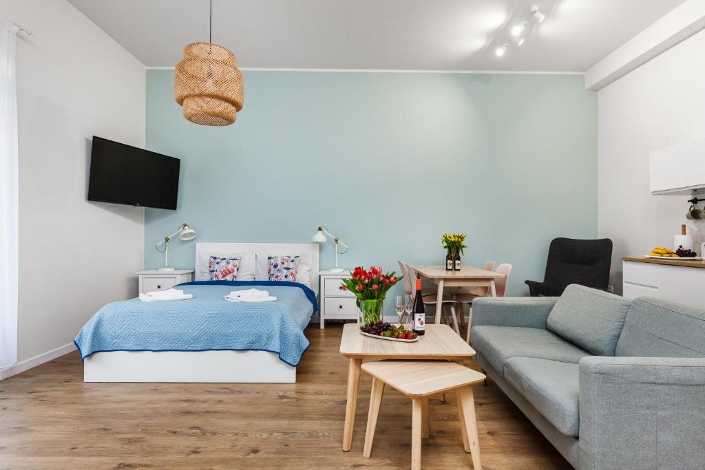 TV a/nebo společenská místnost v ubytování Papaj Resort
