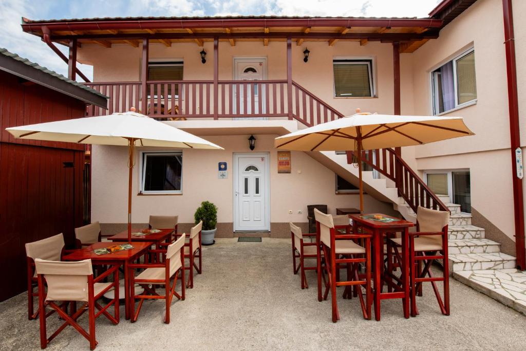 Balkón nebo terasa v ubytování Rooms Sejo