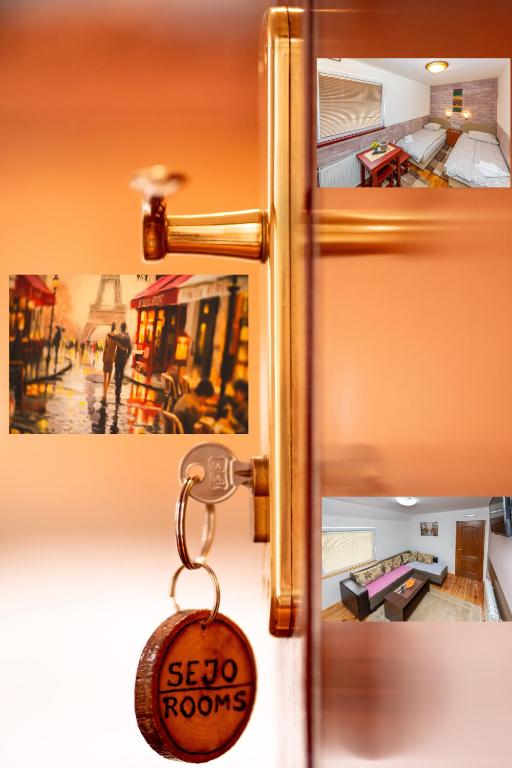 Postel nebo postele na pokoji v ubytování Rooms Sejo