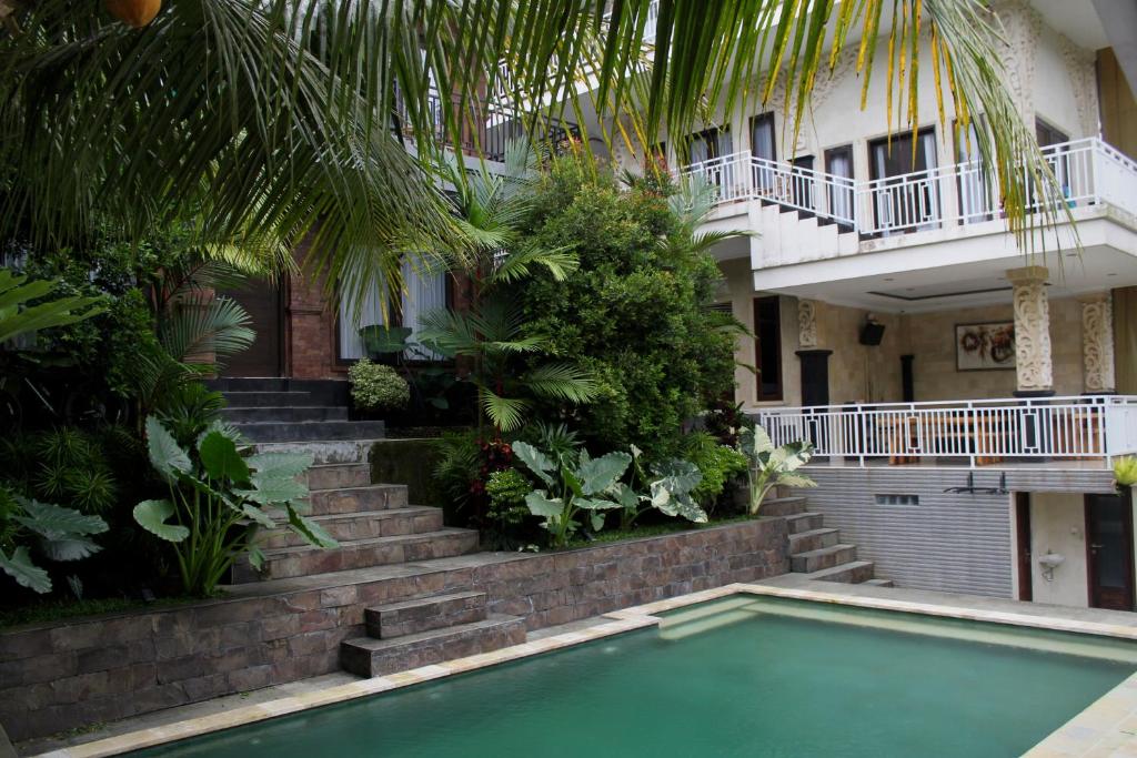 Bazén v ubytování Hanaka Riverside Ubud nebo v jeho okolí