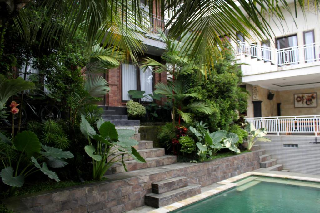 Bazén v ubytování Hanaka Riverside Ubud nebo v jeho okolí