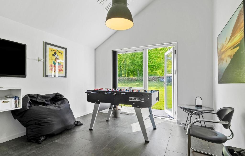 TV a/nebo společenská místnost v ubytování 4 Bedroom Beautiful Home In Haderslev