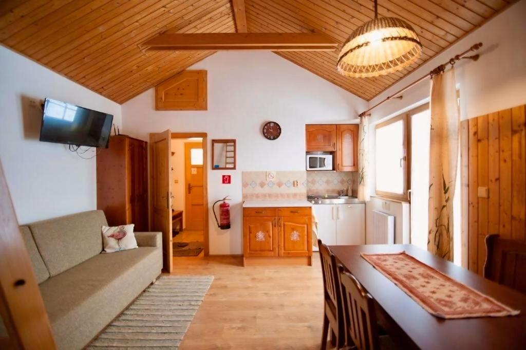 Kuchyň nebo kuchyňský kout v ubytování Tatralandia apartment