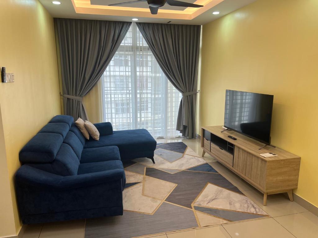 TV a/nebo společenská místnost v ubytování Homestay Jiejie Putrajaya P16 Wifi Netflix