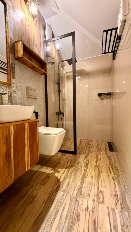 Koupelna v ubytování Arcadia villas Arugambay