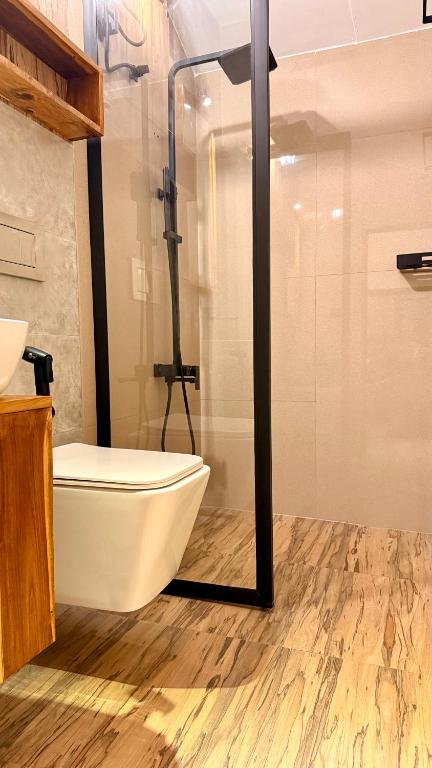 Koupelna v ubytování Arcadia villas Arugambay