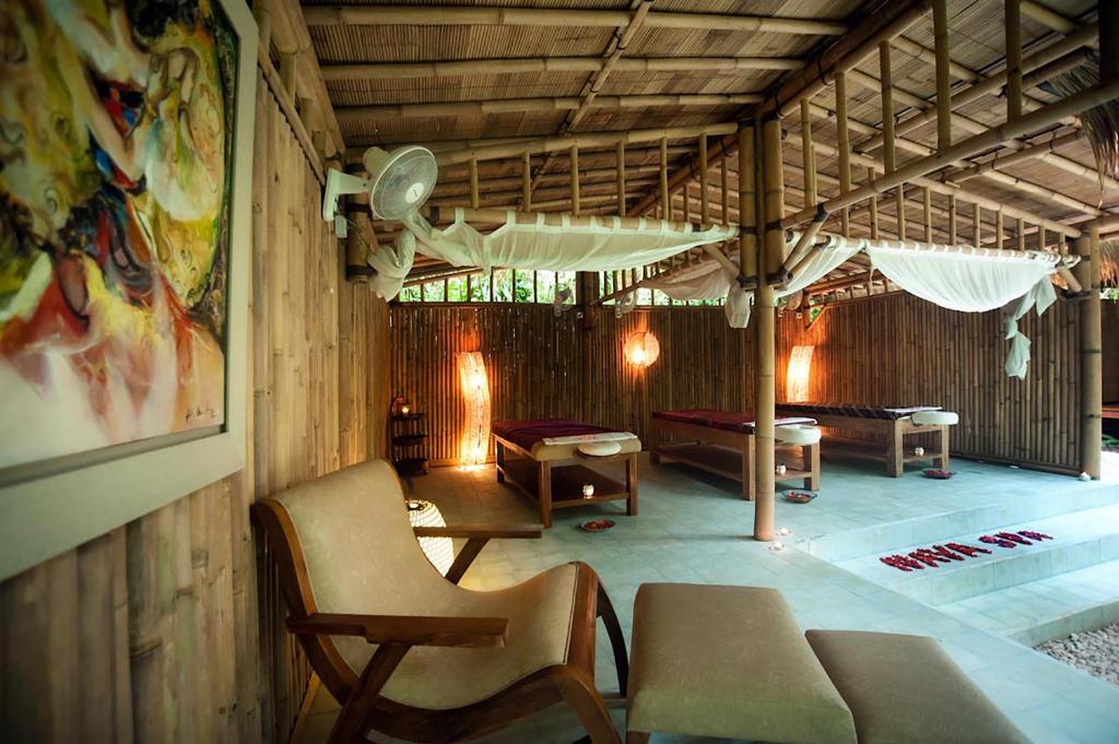 Posezení v ubytování Naya Ubud
