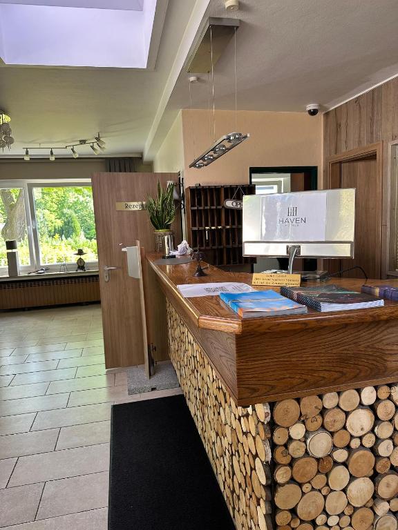 Kuchyň nebo kuchyňský kout v ubytování Haven Hotels - Bochum