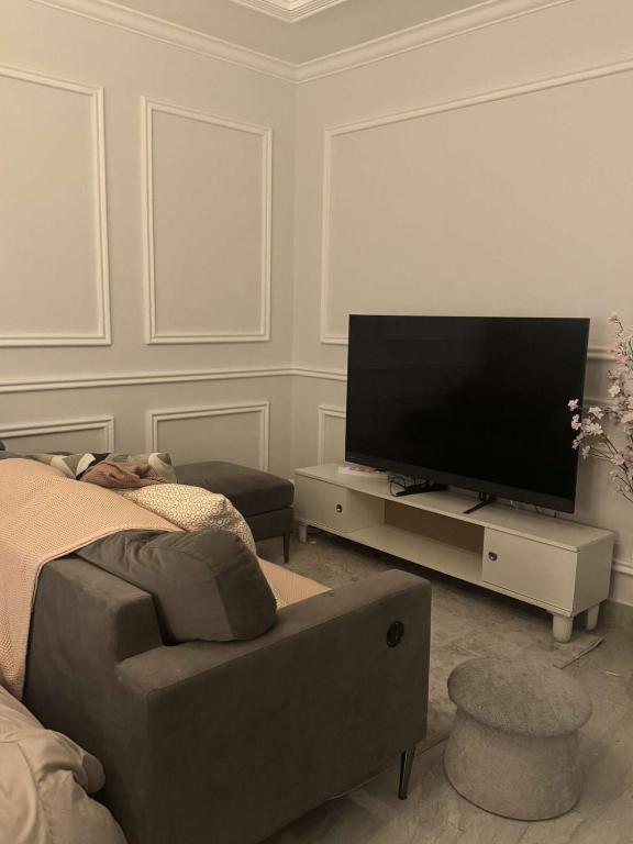 Μια τηλεόραση ή/και κέντρο ψυχαγωγίας στο استديو مؤثث بدخول ذاتي