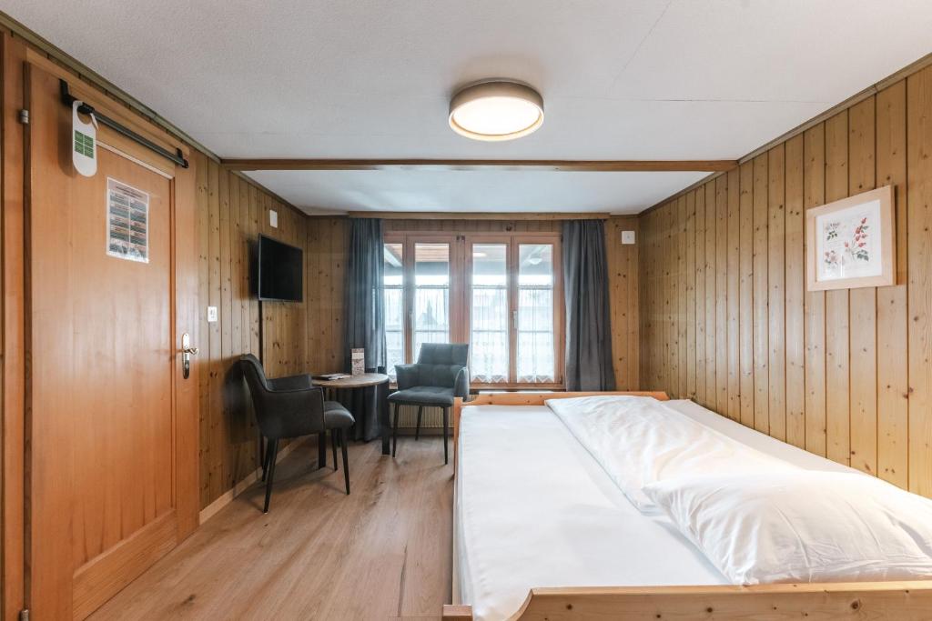 Postel nebo postele na pokoji v ubytování Gasthof Bären