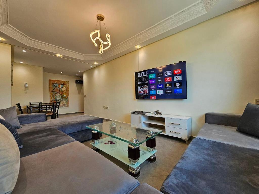 Image showcasing Luxury Apartment Near Airport,Stadium, 10min beach, Oulad Akkou (tarifs ...