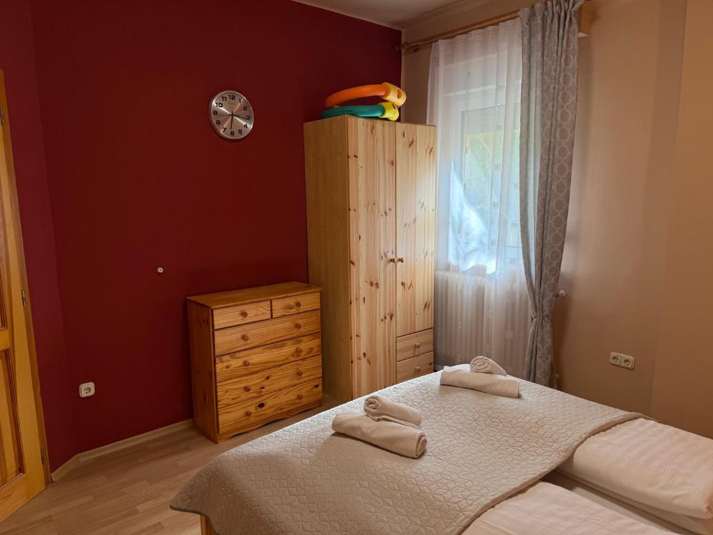 Postel nebo postele na pokoji v ubytování Lucky Villa