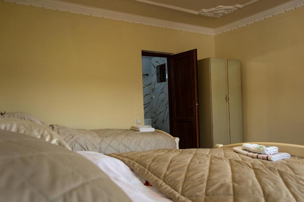 Postel nebo postele na pokoji v ubytování Aspet B&B