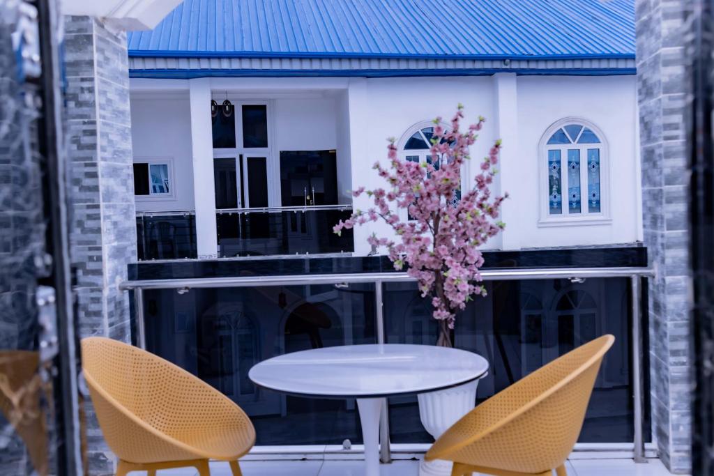 Balkón nebo terasa v ubytování Pinorich Hotel