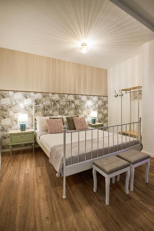 Postel nebo postele na pokoji v ubytování Delta Dreams Guest House
