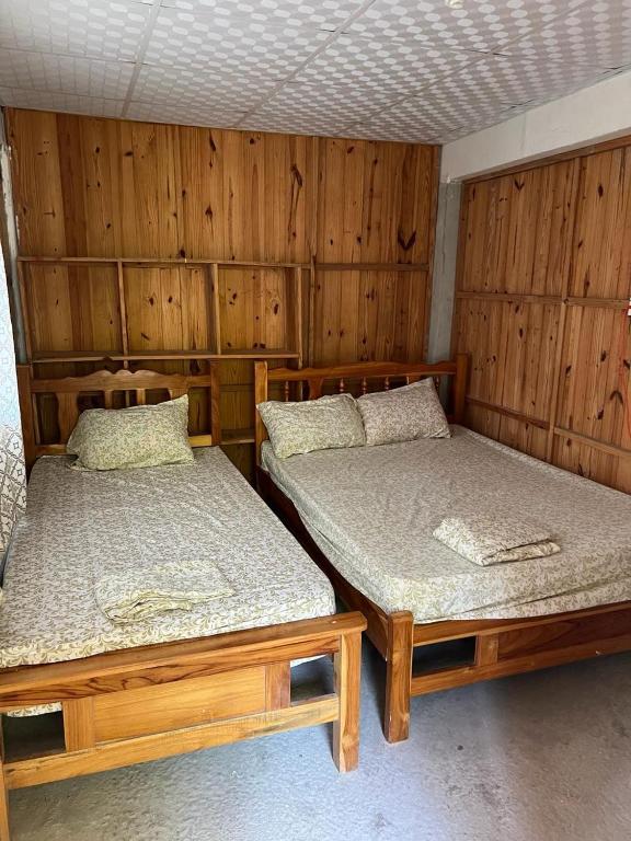 Postel nebo postele na pokoji v ubytování San blas, Perro Chico
