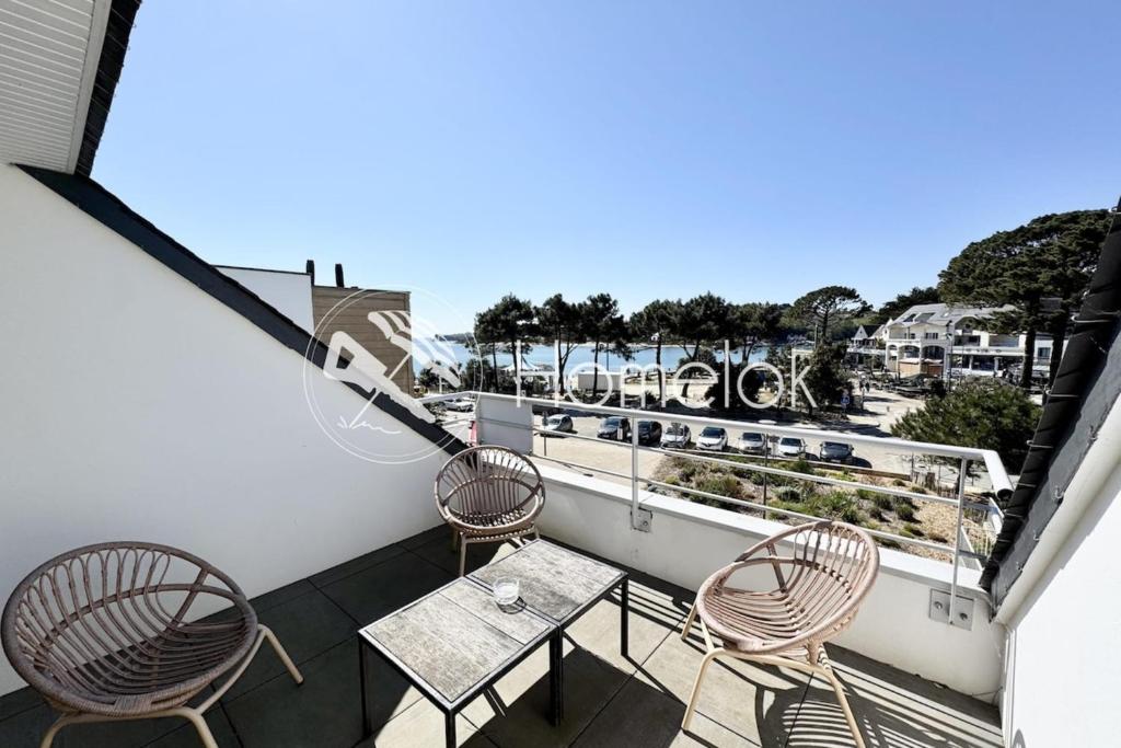 Μπαλκόνι ή βεράντα στο T2 contemporain - Balcon - Vue mer panoramique