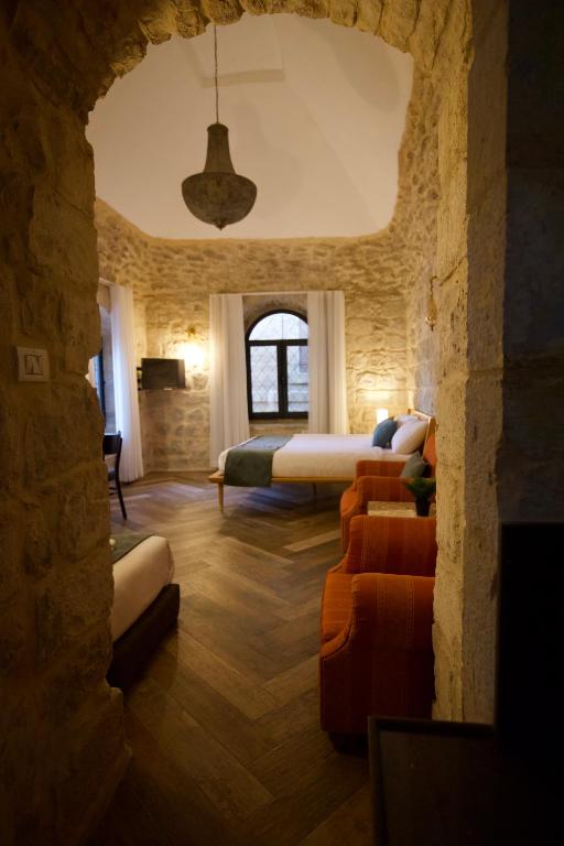 Posezení v ubytování Petrakis Inn