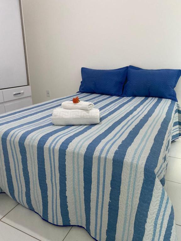 Ένα ή περισσότερα κρεβάτια σε δωμάτιο στο Apartamento dois quartos a 5 min da Rodoviária