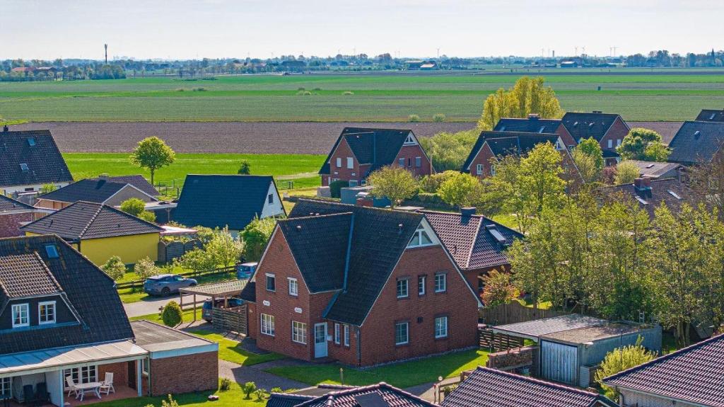 Bygningen som feriehuset ligger i