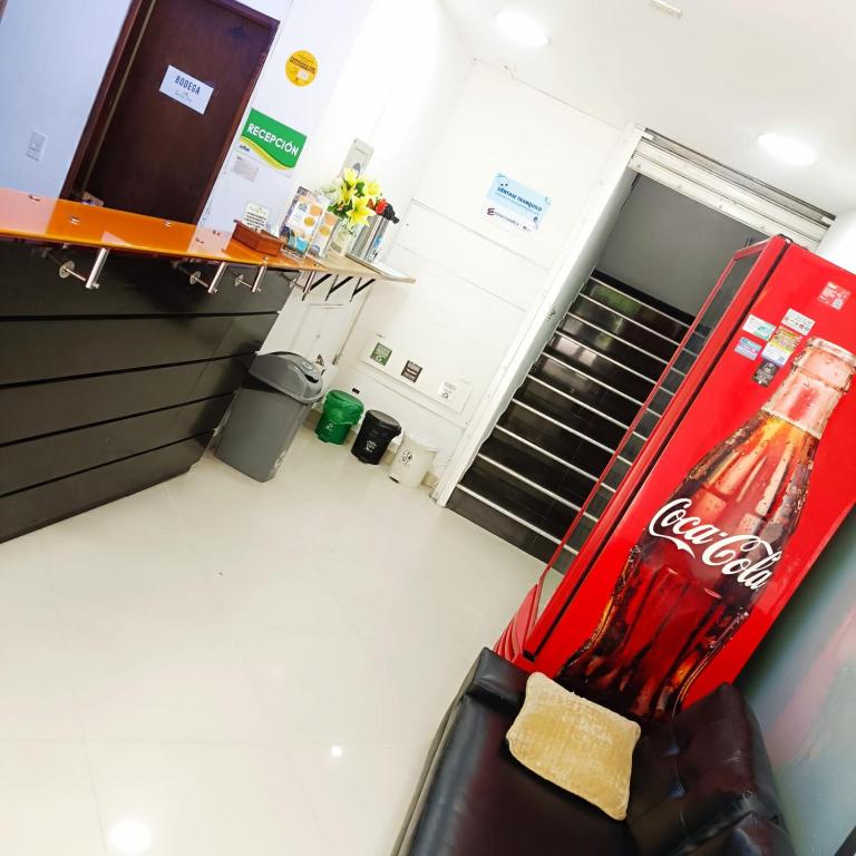 Kuchyň nebo kuchyňský kout v ubytování Hotel Laureles Park
