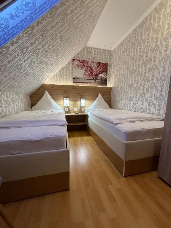 Postel nebo postele na pokoji v ubytování Pension Cao Lai