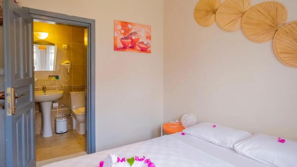 Postel nebo postele na pokoji v ubytování VERA HOTEL KAŞ
