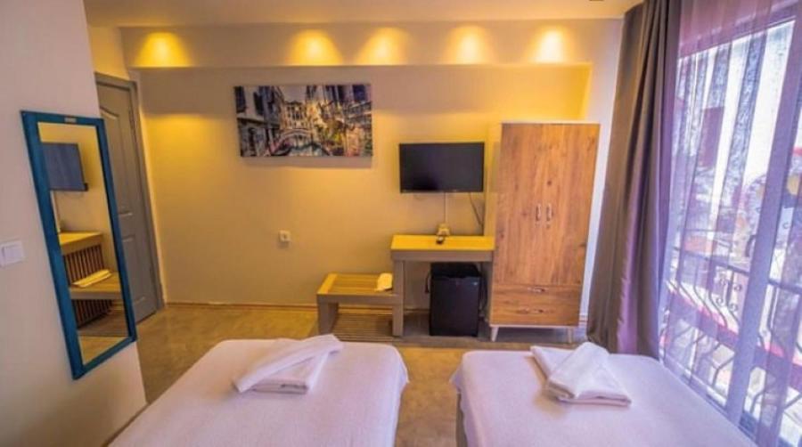 Postel nebo postele na pokoji v ubytování VERA HOTEL KAŞ