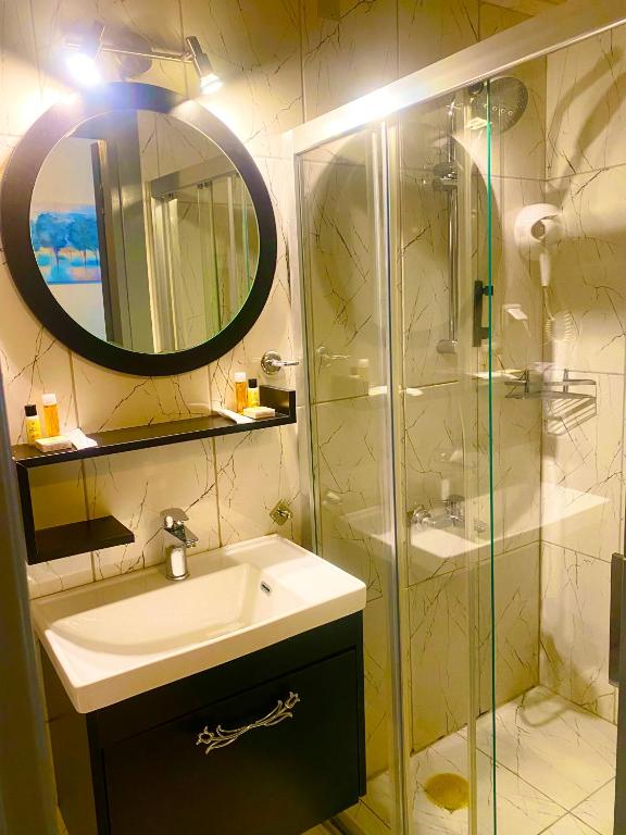 Koupelna v ubytování VERA HOTEL KAŞ