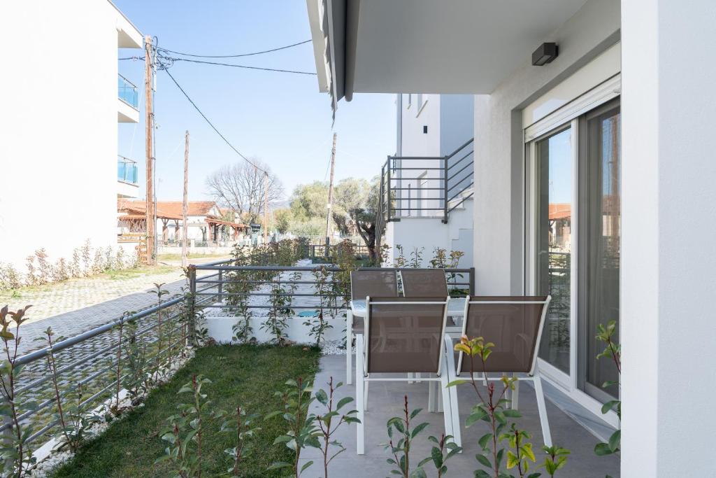 Balkón nebo terasa v ubytování Antigone Residential Complex