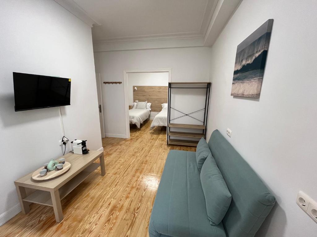 Et tv og/eller underholdning på Pensión Miramar