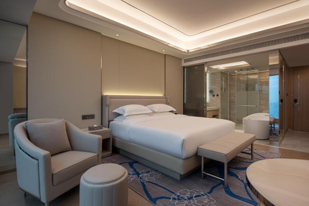 Wyndham Shaoxing Keqiao - Executive King Room Met Uitzicht Op Het Meer