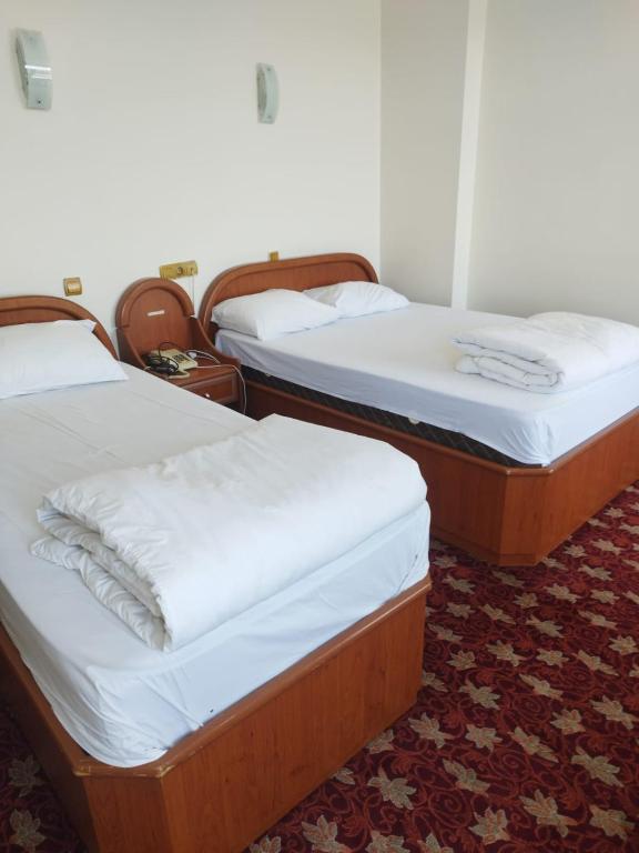 Postel nebo postele na pokoji v ubytování Hotel Birkent