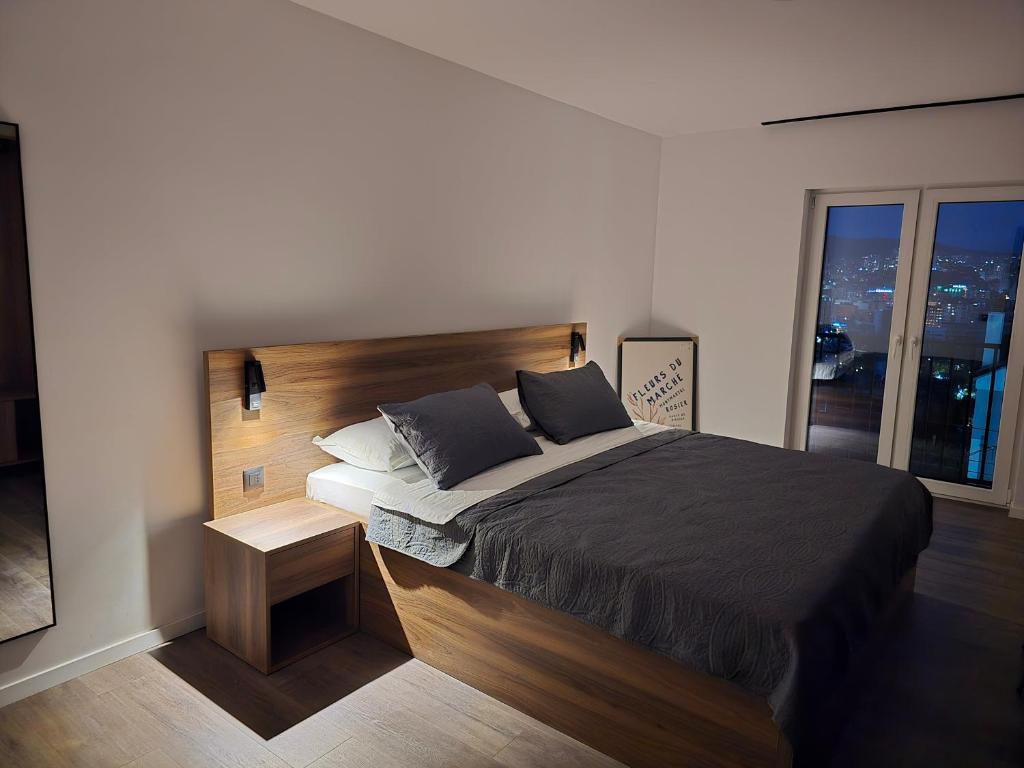 Postel nebo postele na pokoji v ubytování Fole Apart Hotel